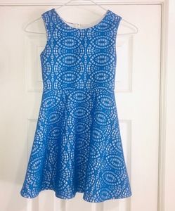 IZ Byer GIRLS BLUE LACE SLVLS Dress 7